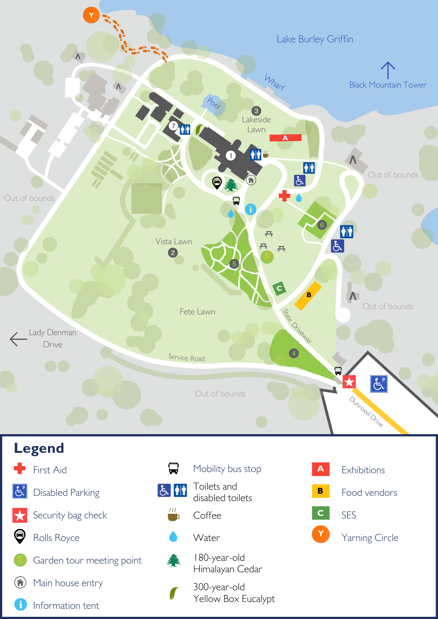 2024 Government House Open Day map