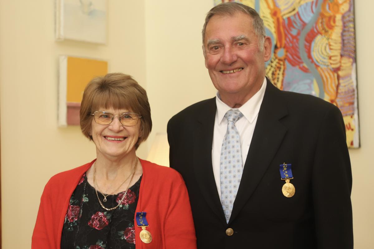 Valerie and Malcolm Hansen OAM